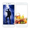 Защитное стекло 3D для Huawei Honor 6A (белый)