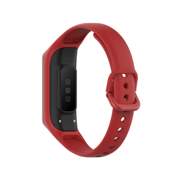 Силиконовый ремешок для Samsung Galaxy Fit E SM-R375 (малиновый)