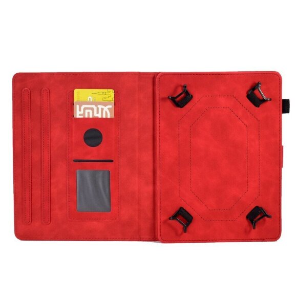 Универсальный чехол Folio Stand для планшета 10 дюймов (красный)