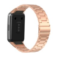Стальной браслет для Huawei Band 6 / Honor Band 6 (розовое золото) Стальной браслет для Huawei Band 6 / Honor Band 6 (розовое золото)