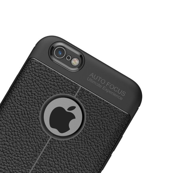 Чехол накладка Litchi Grain для iPhone 6 / 6S (черный) Чехол накладка Litchi Grain для iPhone 6 / 6S (черный)