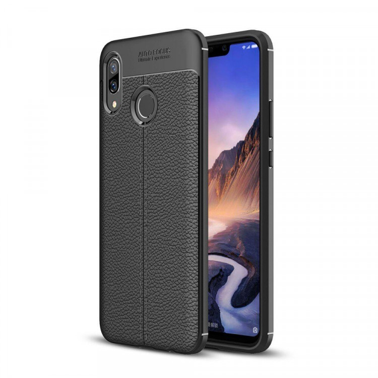 Чехол-накладка Litchi Grain для Huawei nova 3 (черный)