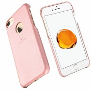 Кожаная накладка LENUO для iPhone 7 (розовый) Кожаная накладка LENUO для iPhone 7 (розовый)