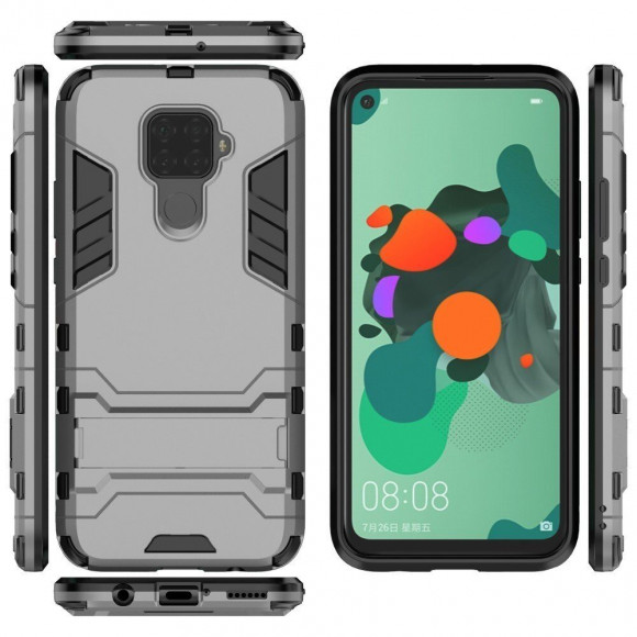 Чехол Duty Armor для Huawei Nova 5i Pro / Mate 30 Lite (серый) Чехол Duty Armor для Huawei Nova 5i Pro / Mate 30 Lite (серый)