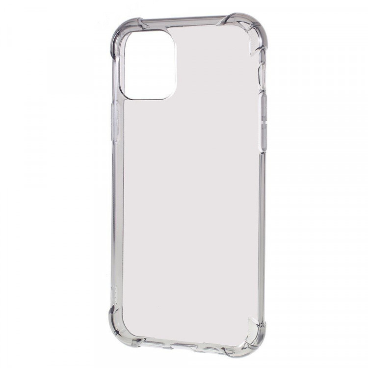 Силиконовый чехол с усиленными бортиками для iPhone 11 (черный)