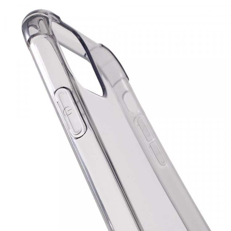 Силиконовый чехол с усиленными бортиками для iPhone 11 (черный)