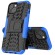 Чехол Hybrid Armor для iPhone 13 (черный + голубой)
