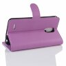 Чехол с визитницей для LG Stylus 3 M400DY (фиолетовый)