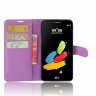 Чехол с визитницей для LG Stylus 3 M400DY (фиолетовый)