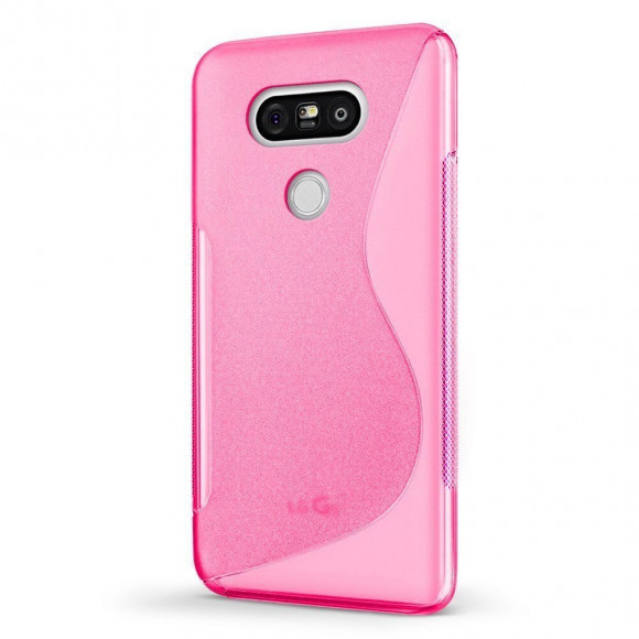 Нескользящий чехол для LG G6 (малиновый) Нескользящий чехол для LG G6 (малиновый)