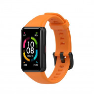 Силиконовый ремешок для Huawei Band 6 / Honor Band 6 (оранжевый) Силиконовый ремешок для Huawei Band 6 / Honor Band 6 (оранжевый)