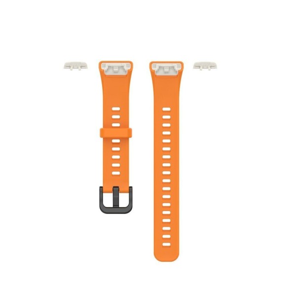 Силиконовый ремешок для Huawei Band 6 / Honor Band 6 (оранжевый) Силиконовый ремешок для Huawei Band 6 / Honor Band 6 (оранжевый)