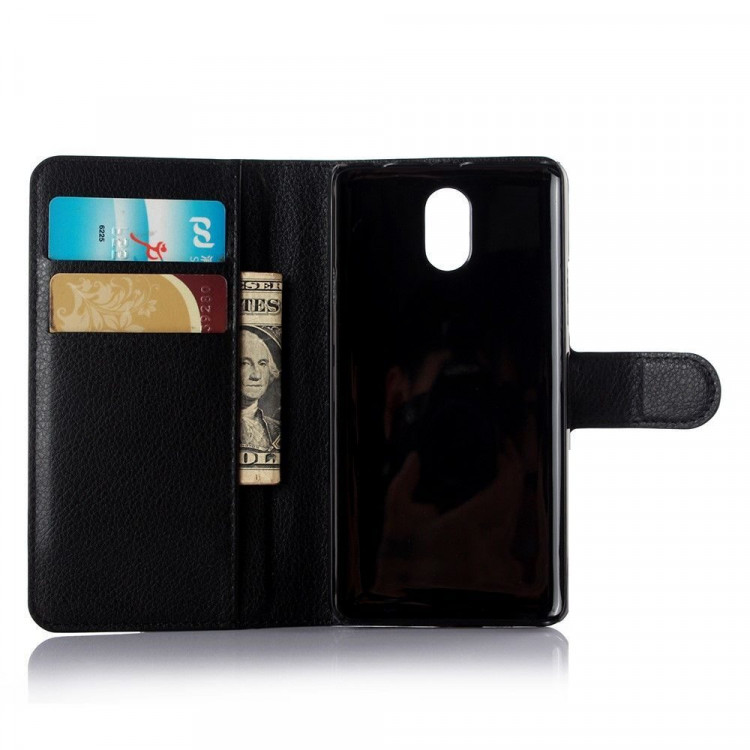 Чехол с визитницей для Lenovo Vibe P1m (черный)