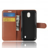 Чехол с визитницей для Nokia 1 (коричневый)