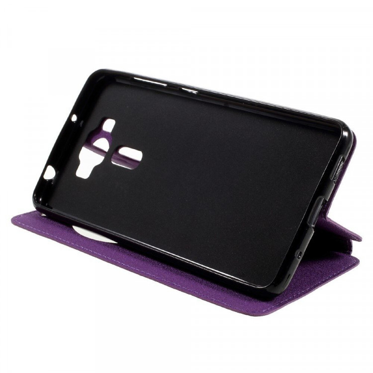 Чехол с окном для ASUS ZenFone 3 Deluxe ZS550KL (фиолетовый)