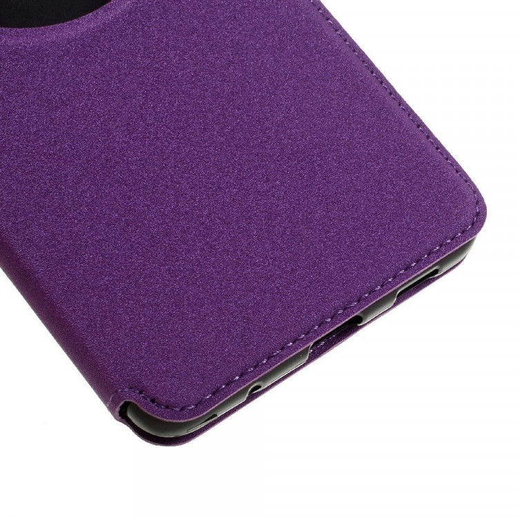 Чехол с окном для ASUS ZenFone 3 Deluxe ZS550KL (фиолетовый)