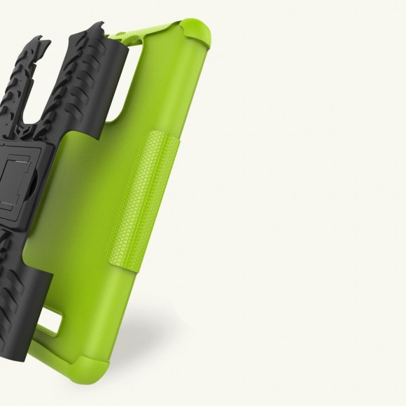 Чехол Hybrid Armor ASUS 3 Max ZC520TL (черный + зеленый) Чехол Hybrid Armor ASUS 3 Max ZC520TL (черный + зеленый)