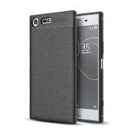 Чехол-накладка Litchi Grain для Sony Xperia XZ Premium (черный) Чехол-накладка Litchi Grain для Sony Xperia XZ Premium (черный)