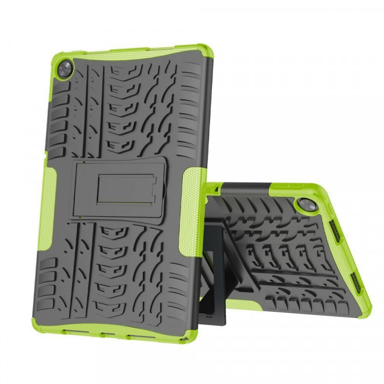 Чехол Hybrid Armor для Realme Pad 10.4 (черный + зеленый)