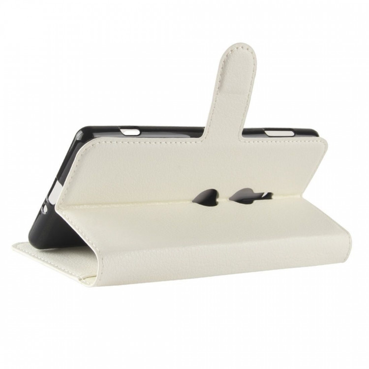 Чехол с визитницей для Sony Xperia XZ2 (белый)