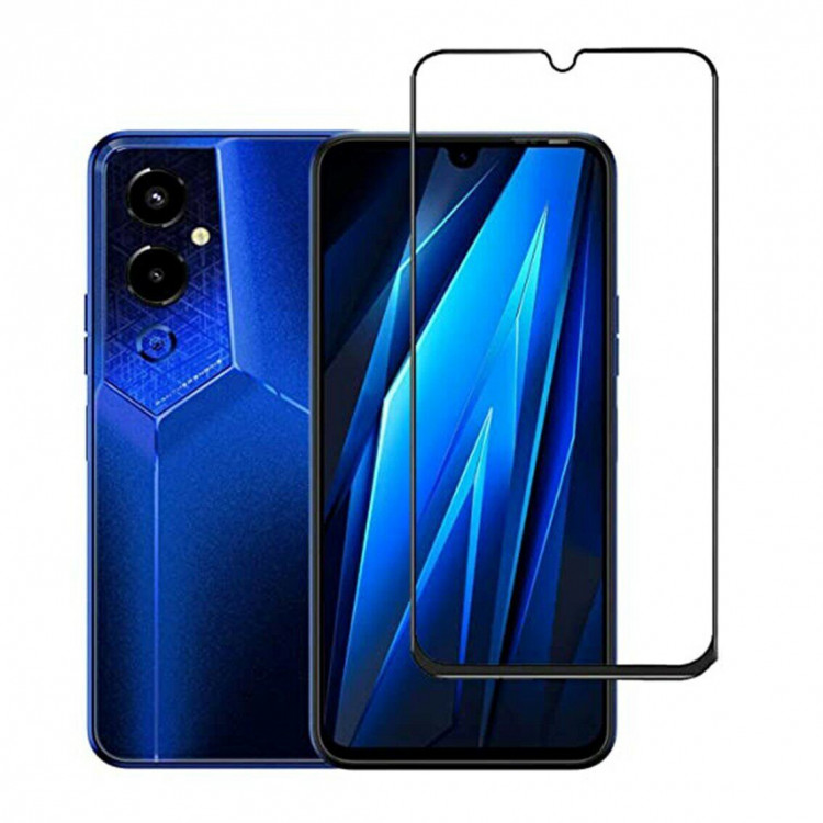 Защитное стекло 3D для TECNO POVA 4 Pro (черный)