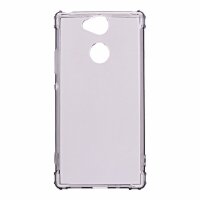 Силиконовый чехол с усиленными бортиками для Sony Xperia XA2 (черный)