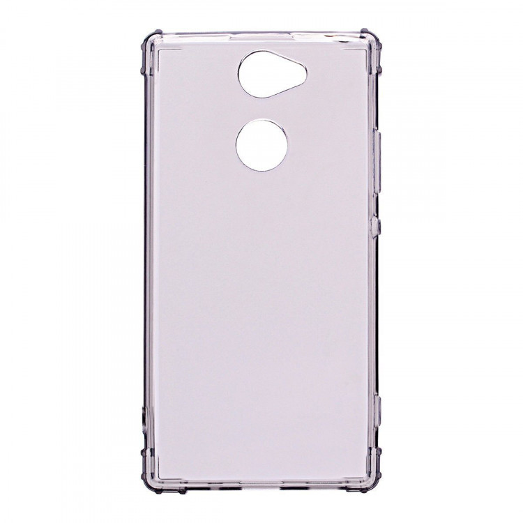 Силиконовый чехол с усиленными бортиками для Sony Xperia XA2 (черный)