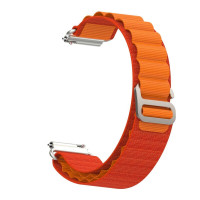 Ремешок Альпийская петля для часов 20мм (оранжевый)
