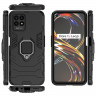 Чехол Armor Ring Holder для Realme 8i (черный)