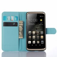 Чехол с визитницей для ZTE Axon mini (голубой) Чехол с визитницей для ZTE Axon mini (голубой)