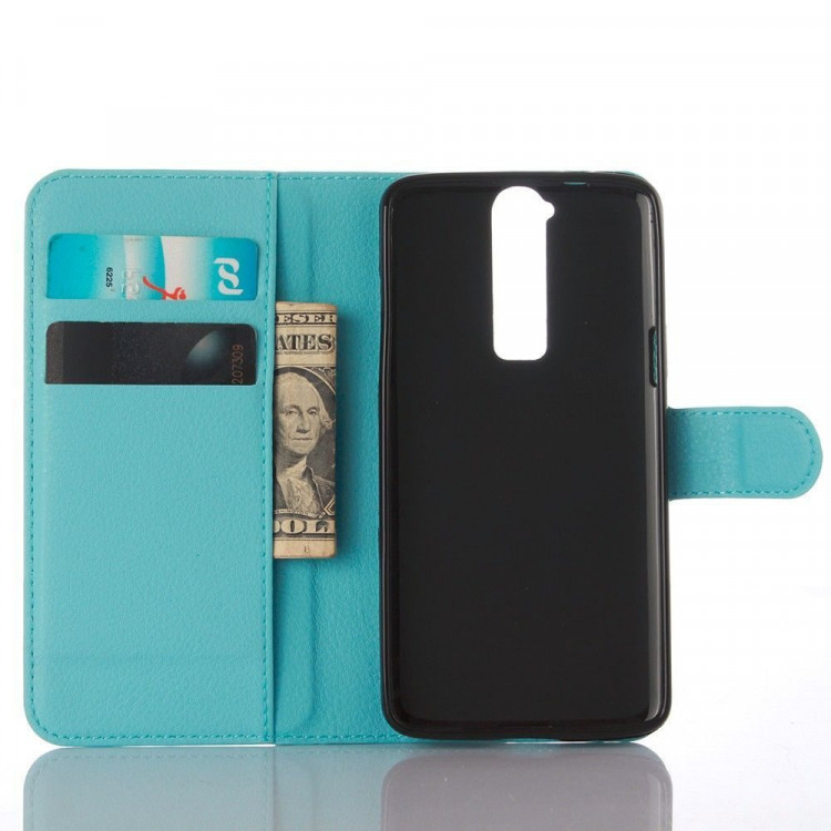 Чехол с визитницей для ZTE Axon mini (голубой)