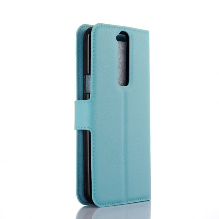 Чехол с визитницей для ZTE Axon mini (голубой)