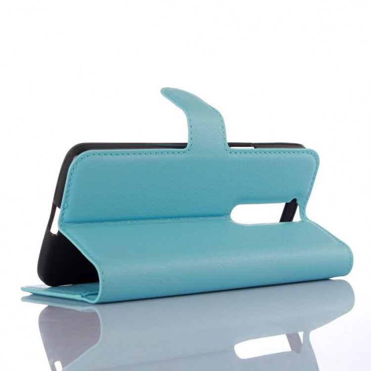 Чехол с визитницей для ZTE Axon mini (голубой)