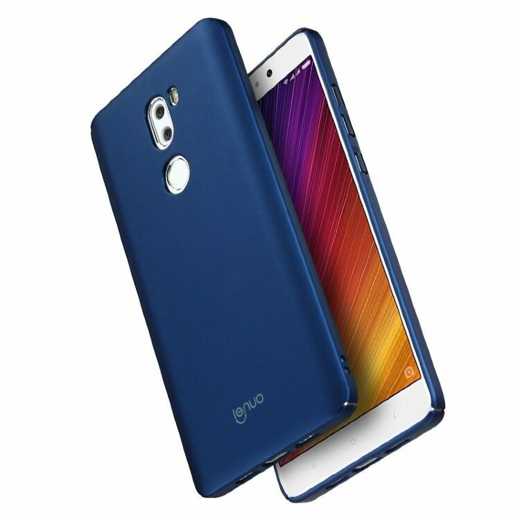 Чехол-накладка LENUO для Xiaomi Mi5S Plus (темно-синий)