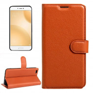 Чехол с визитницей для Xiaomi Mi5C (коричневый)