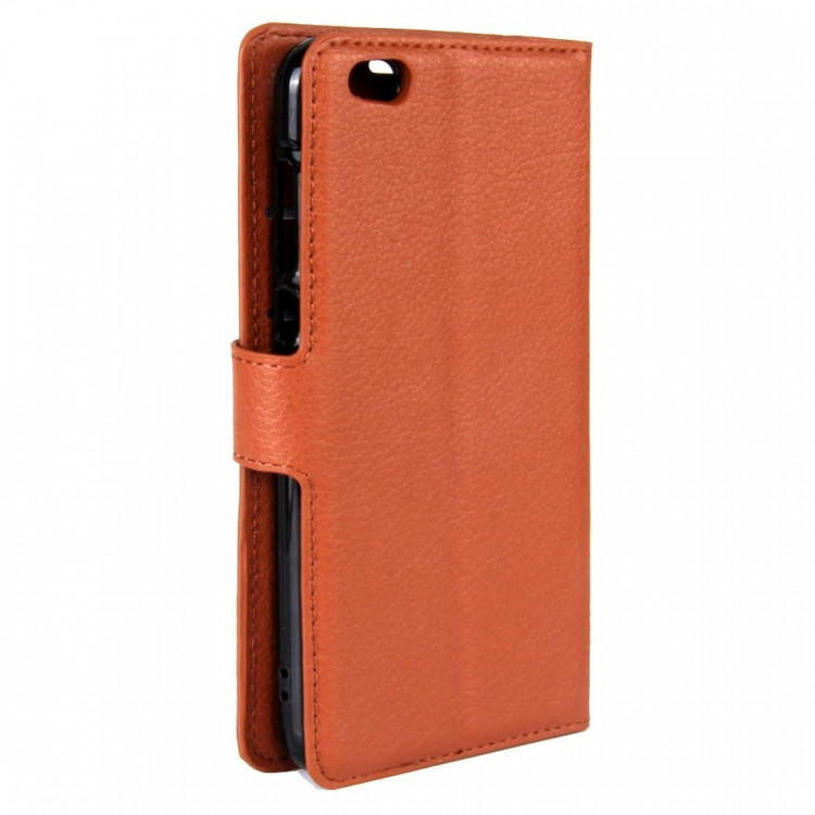 Чехол с визитницей для Xiaomi Mi5C (коричневый)