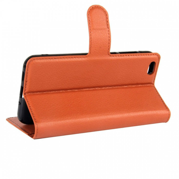 Чехол с визитницей для Xiaomi Mi5C (коричневый)