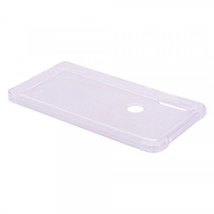 Силиконовый чехол с усиленными бортиками для Xiaomi Mi A2 Lite / Redmi 6 Pro (прозрачный)