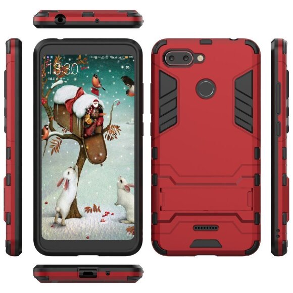 Чехол Duty Armor для Xiaomi Redmi 6 (красный)