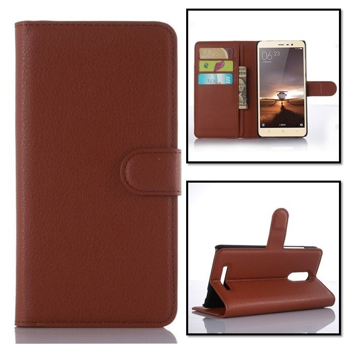 Чехол с визитницей для Xiaomi Redmi Note 3 / 3 PRO (коричневый)