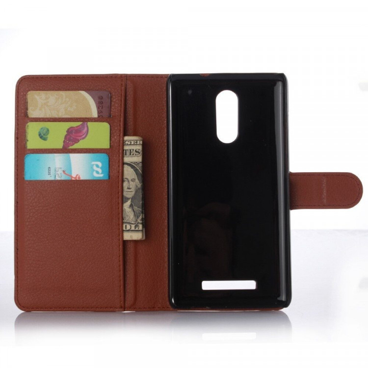 Чехол с визитницей для Xiaomi Redmi Note 3 / 3 PRO (коричневый)