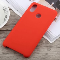 Силиконовый чехол Mobile Shell для Xiaomi Mi Max 3 (красный)