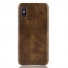 Чехол Litchi Texture для Xiaomi Mi 8 Pro (коричневый)