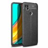 Чехол-накладка Litchi Grain для Xiaomi Redmi 9C (черный)