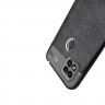 Чехол-накладка Litchi Grain для Xiaomi Redmi 9C (черный)