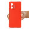 Силиконовый чехол Mobile Shell для Xiaomi 11T / Xiaomi 11T Pro (красный)