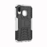 Чехол Hybrid Armor для Samsung Galaxy A40 (черный + белый)
