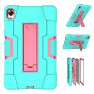 Гибридный TPU чехол для Huawei MediaPad M6 8.4 (голубой + розовый)