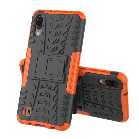Чехол Hybrid Armor для Samsung Galaxy M10 (черный + оранжевый) Чехол Hybrid Armor для Samsung Galaxy M10 (черный + оранжевый)
