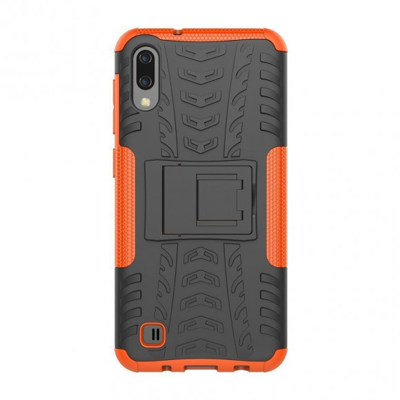 Чехол Hybrid Armor для Samsung Galaxy M10 (черный + оранжевый) Чехол Hybrid Armor для Samsung Galaxy M10 (черный + оранжевый)